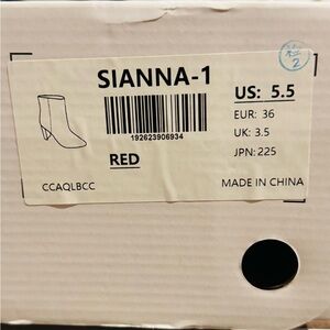 Dream Pairs Red Heeled Boots